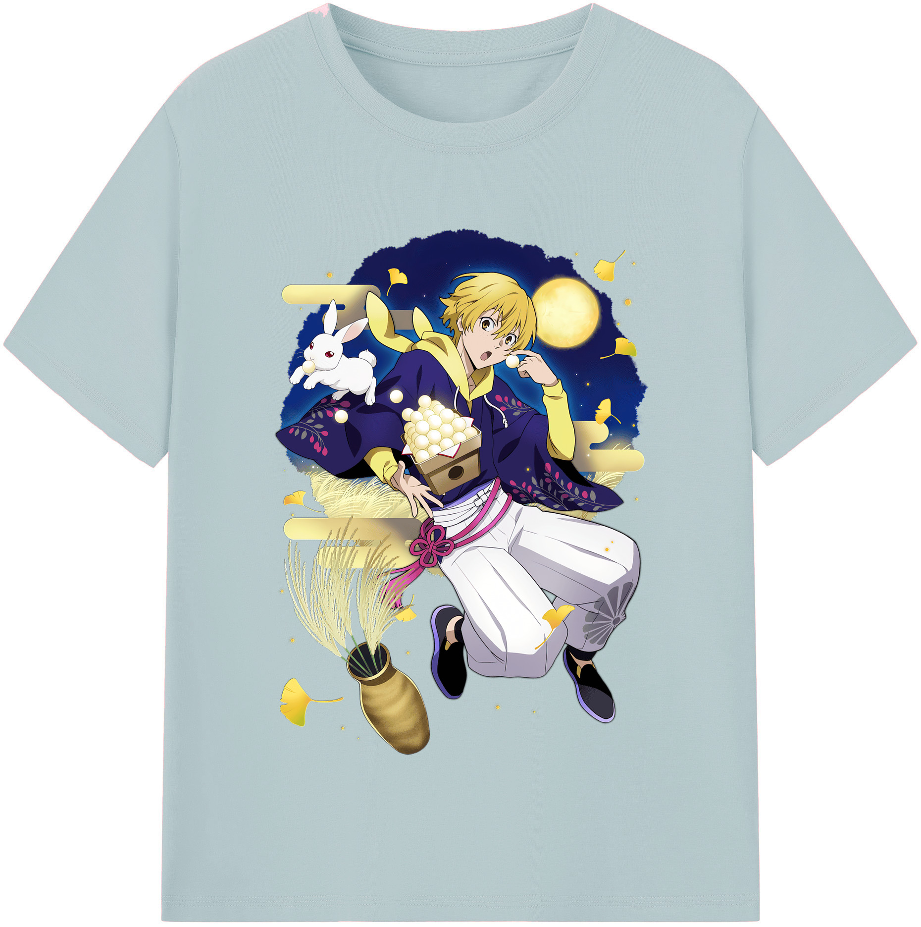 （画像用） 文豪ストレイドッグス Bungo Stray Dogs 綿100％半袖Tシャツ（フロントプリント）